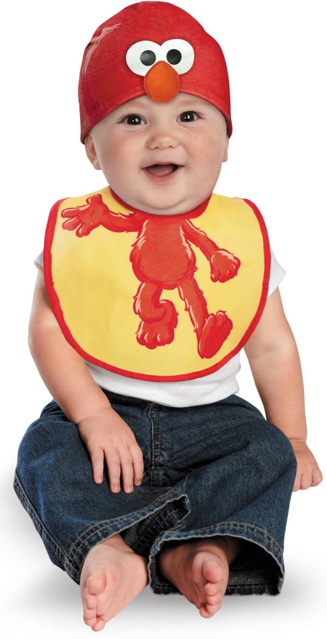 Baby-Kostüme bunt elmo Fasching Karneval-Verkleidung