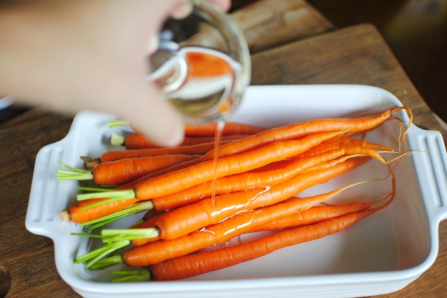 Rezept für Baby-Karotten mit süßer Glasur als Beilage
