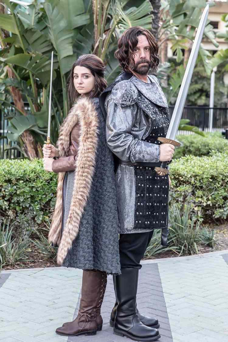 Kostüm Film und Fernsehen selber machen sich zum Karneval als Arya Stark verkleiden Aria Stark
