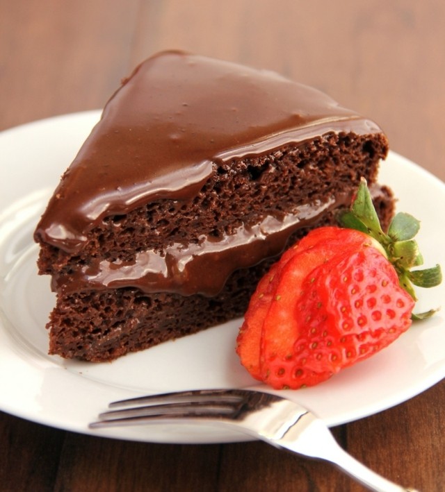 Schokolade gesund essen Erdbeeren Desserte