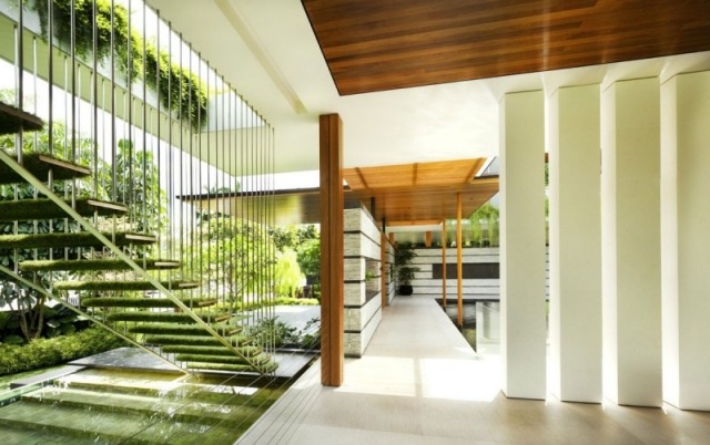 Mittelholmtreppe Moderne-Treppe Wohnung ideen designs Willow-Haus