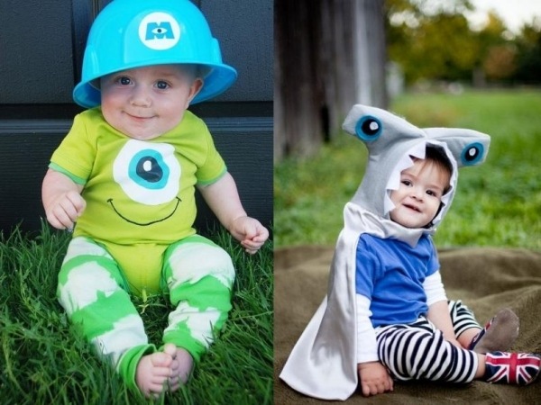 Monster verkleidung Kinder Baby-Kleinkinder Ideen-Haikostüm