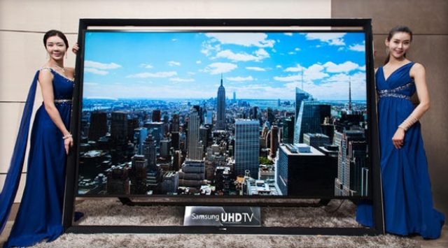 Samsung südkorea Präsentiert-neuer luxusfernseher-hd 2014