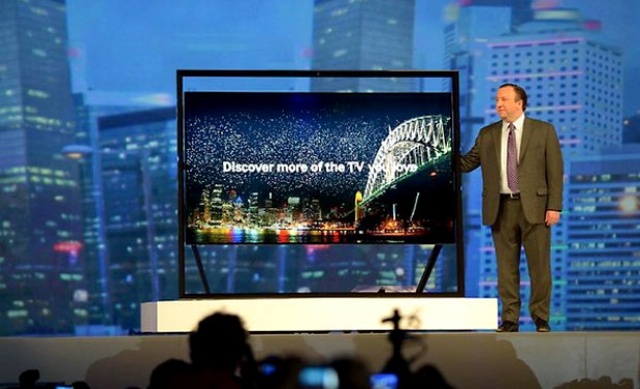 Samsung fernseher luxus 110-inch ultra-HD-TV hi tech