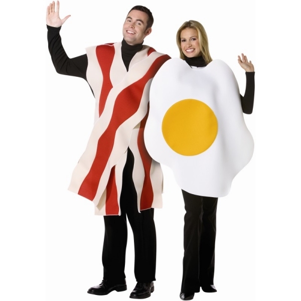 Schinken und Ei Frühstück-Kostüm Ideen-ausgefallen Fasching