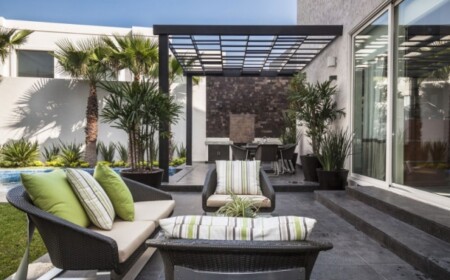 Sonnige terrasse Überdachung Einrichten-patio ideen