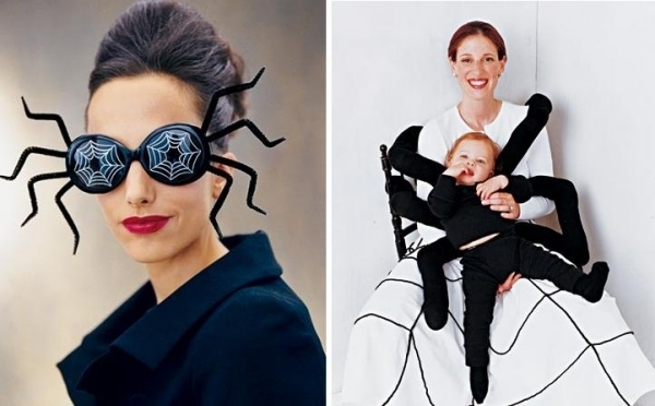 selber basteln Spinnenbeine Sonnenbrille deko-Ideen Fasching Kostüme
