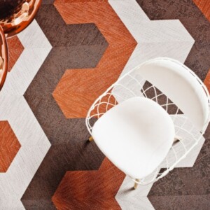 Teppichboden verlegen geometrische Muster Ideen selber gestalten