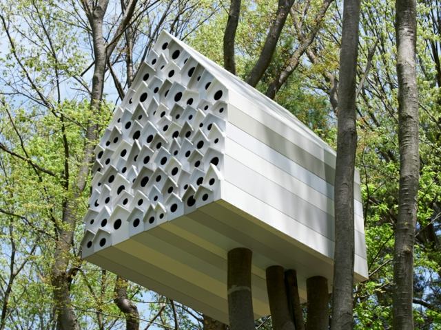 Baumhaus bauen gestalten originelle Idee umweltfreundlich