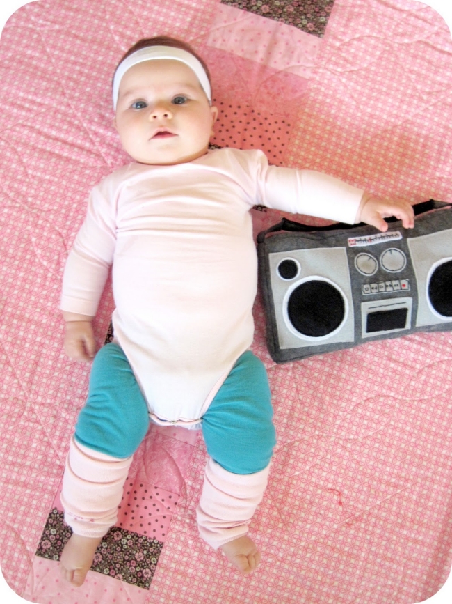 baby-kostuem-lustig-kopfband-aerobic-radio-filz-naehen