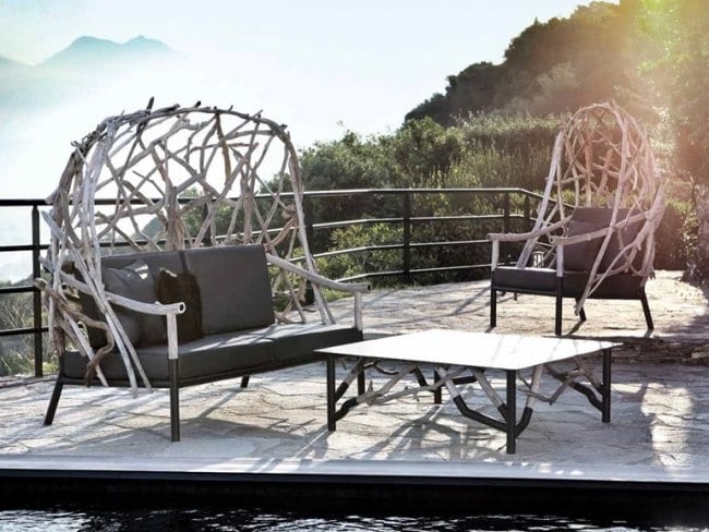 design outdoor kollektion sessel sofa holz Bastien Taillard Frank Lefebvre bleu-nature
