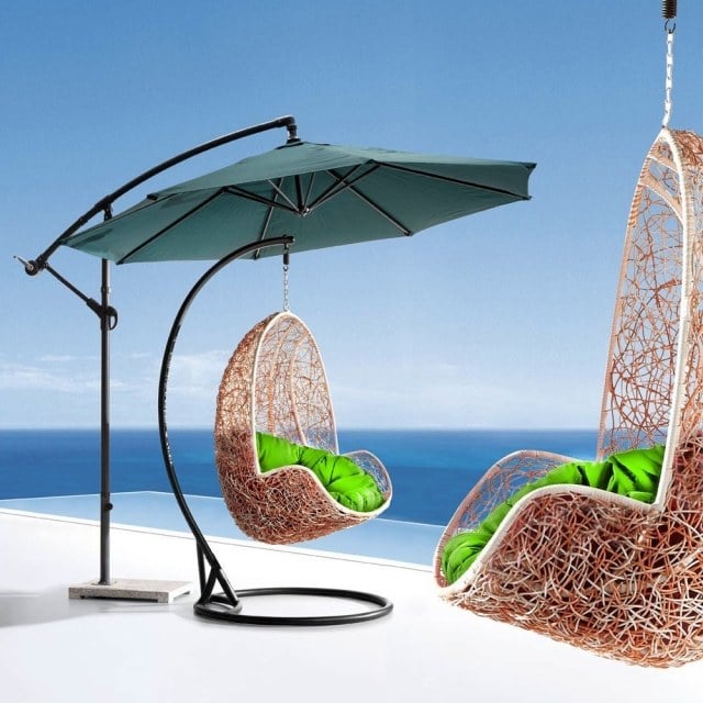 geflochtene Möbel für garten Outdoor Sonnenschirm Zuri-Furniture