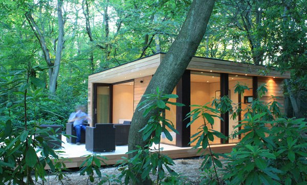Gartenhaus modern minimalistisch Design Ideen