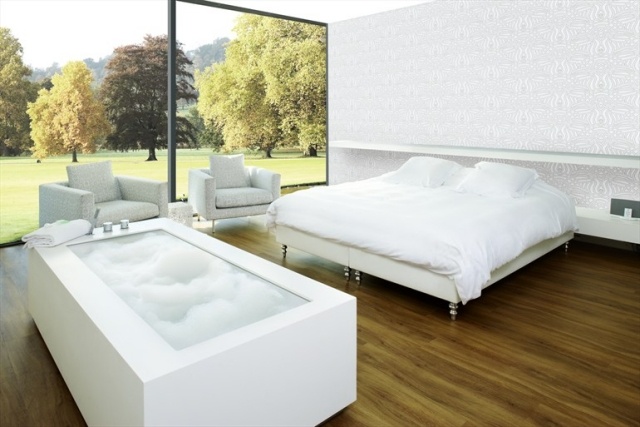 laminat ideen schlafzimmer weiße möbel BERRYALLOC
