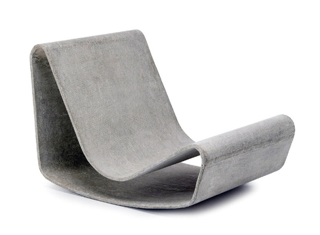 loop sessel design beton willy guhl
