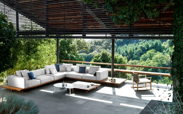 Design Ideen weiße Polsterung Sofa Sitzgruppe Designer