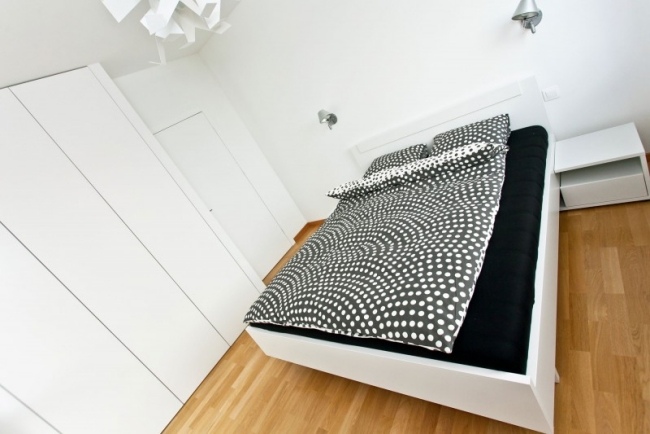 moderne-schlafzimmer schwarz weiß designer einrichten kleiderschrank
