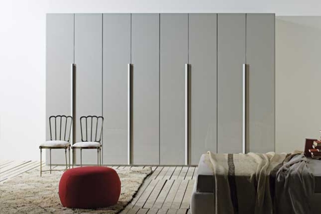 moderner kleiderschrank schlafzimmer grau linear UNDERLINE tisettanta