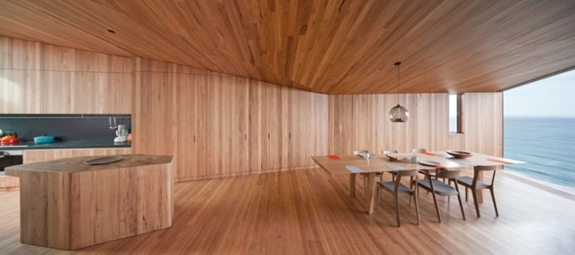  strandhaus australien küche essbereich holz John Wardle Architects