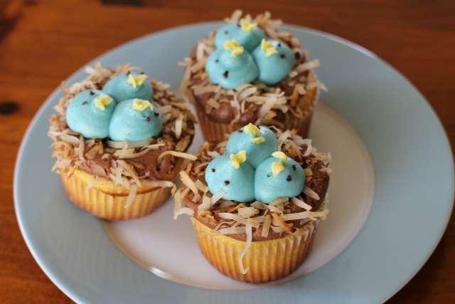 rezept oster cupcakes blaue kücken idee