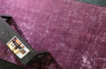 rosa Teppich modern stilvoll Wohntrends 2014 Ideen Farben