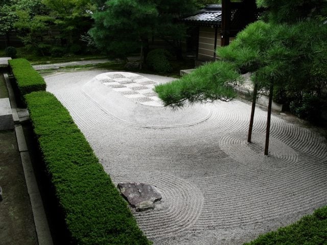 Sand bei der Gartengestaltung kreative ideen zen garten gestalten