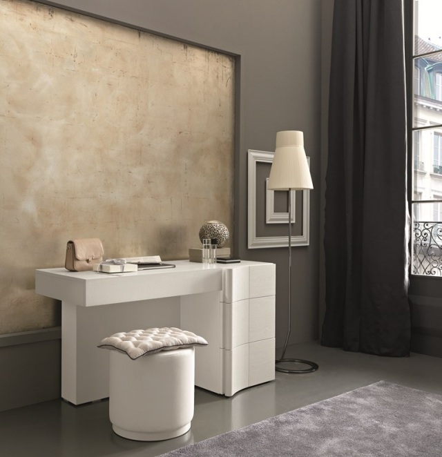 schminktisch ideen weiss modernes schlafzimmer aufklappbarer spiegel design-SMA-Mobili- Armonia-Night