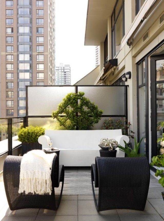 städtisches Garten-Design balkonmöbel im Freien-sitzgruppe Rattan