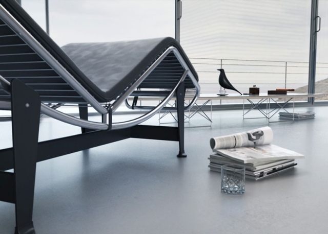 3d-visualisierung realistisch möbel design-klassiker Roost stelzenhaus Benoit-Challand