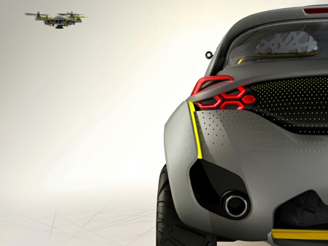 Spoiler hinten Renault KWID neu Modell 2014