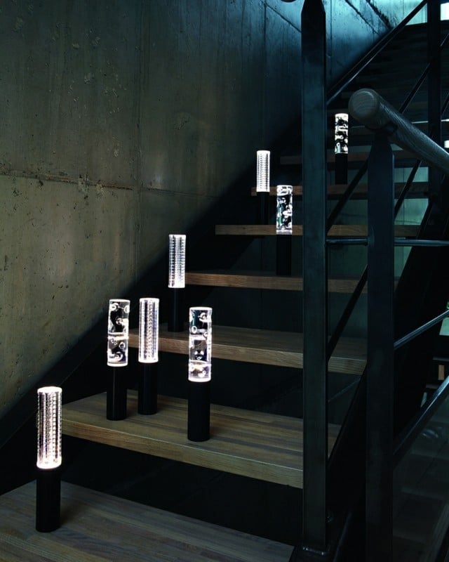 Lampen Treppe originelles Design modern stilvoll