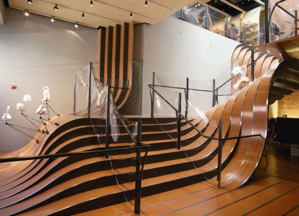 Treppen-ineinander fließend-design longchamp new york city