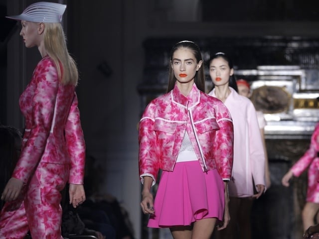 Farbe trend-2014 Pink-rosa-weiß kombinationen fashion shows