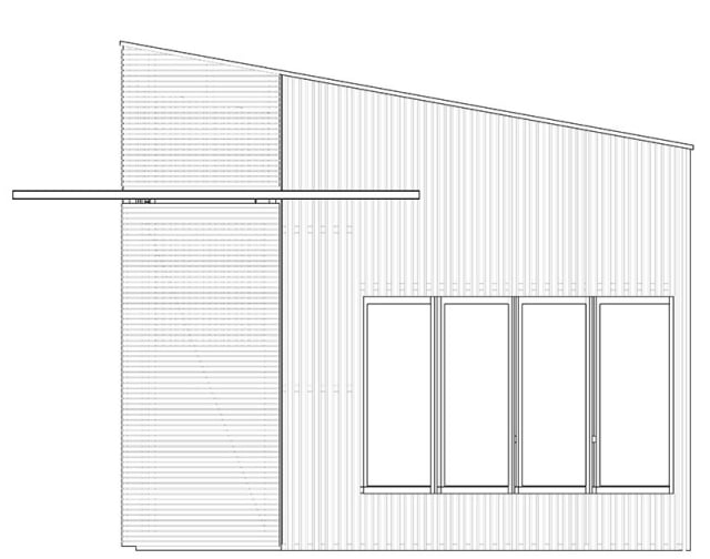 Garten Holz schuppen-Pavillon mit schiebetür-ausstattung good design-collective