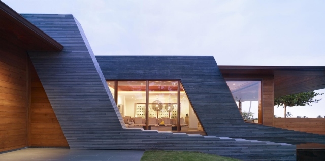 Architektonische-elemente Wohnhaus-Design fassade geometrisch gestaltet