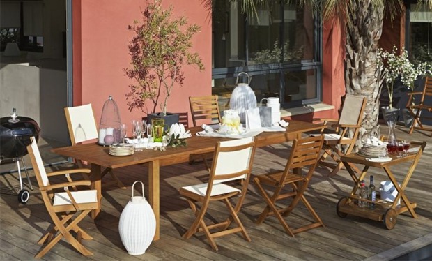 Stühle klappbar ausziehbar Gäste Mittagsessen einladen