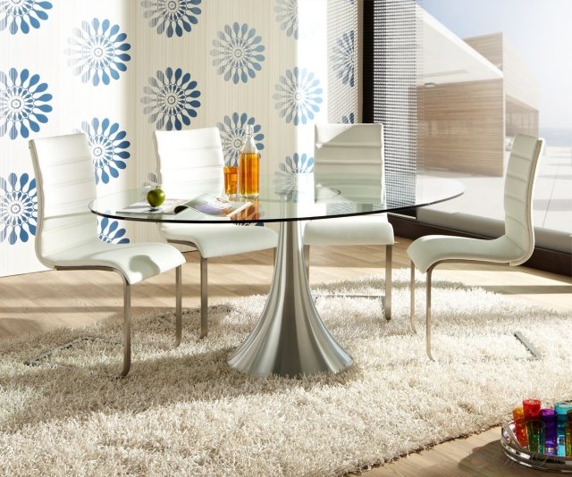 Moderne Möbel-Essgruppe esszimmer stühle Metallrahmen Esstisch design Deluxe
