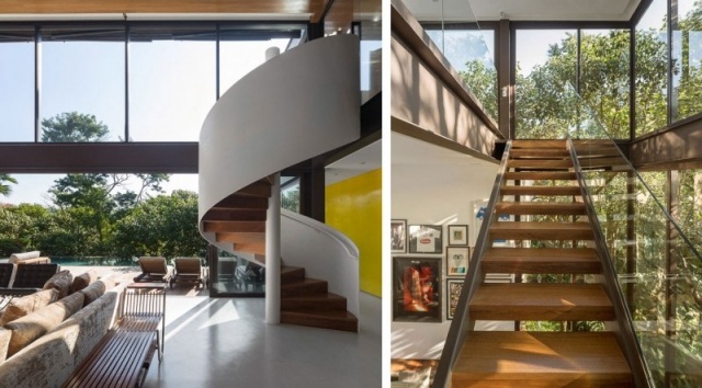 moderne architektur innentreppen-design Fernanda-marques Limantos-resindenz