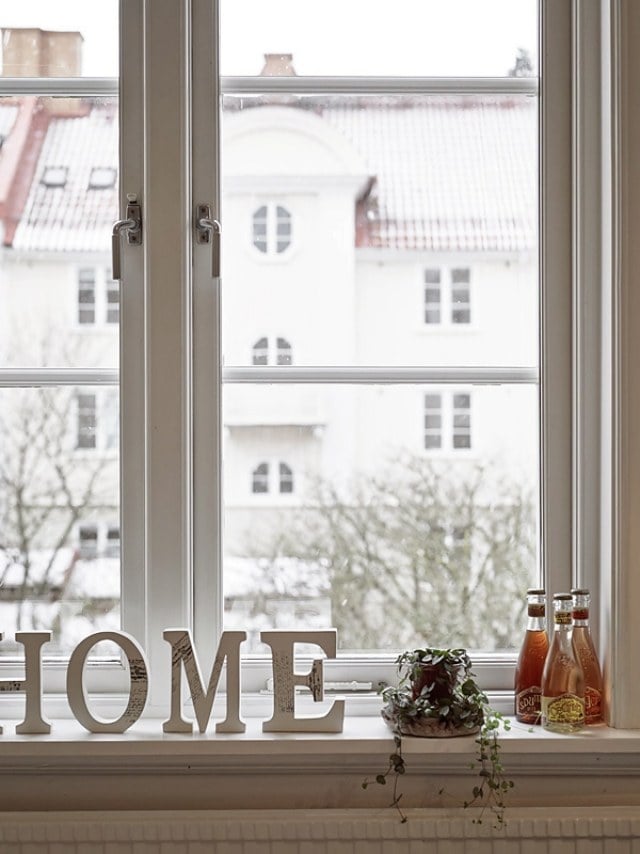skandinavische Wohnung stockholm-shabby chic stil akzente