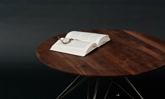 Designer Möbel Holz Kaffeetisch modern stilvoll