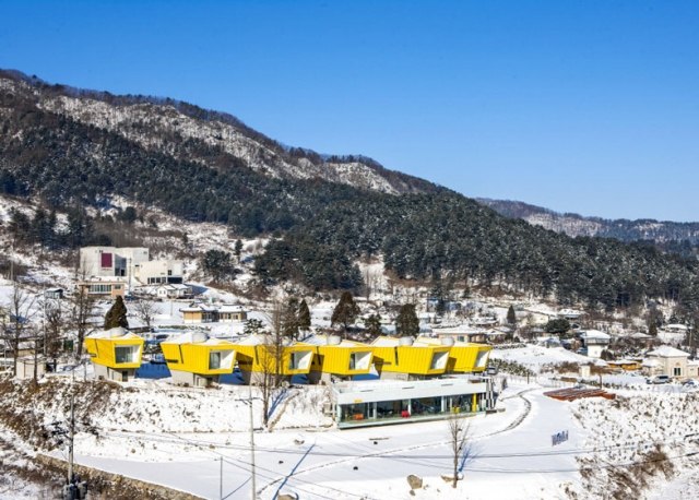 Südkorea seoul-Moai Ferienresort-Studio Koossino moderne Neubaten