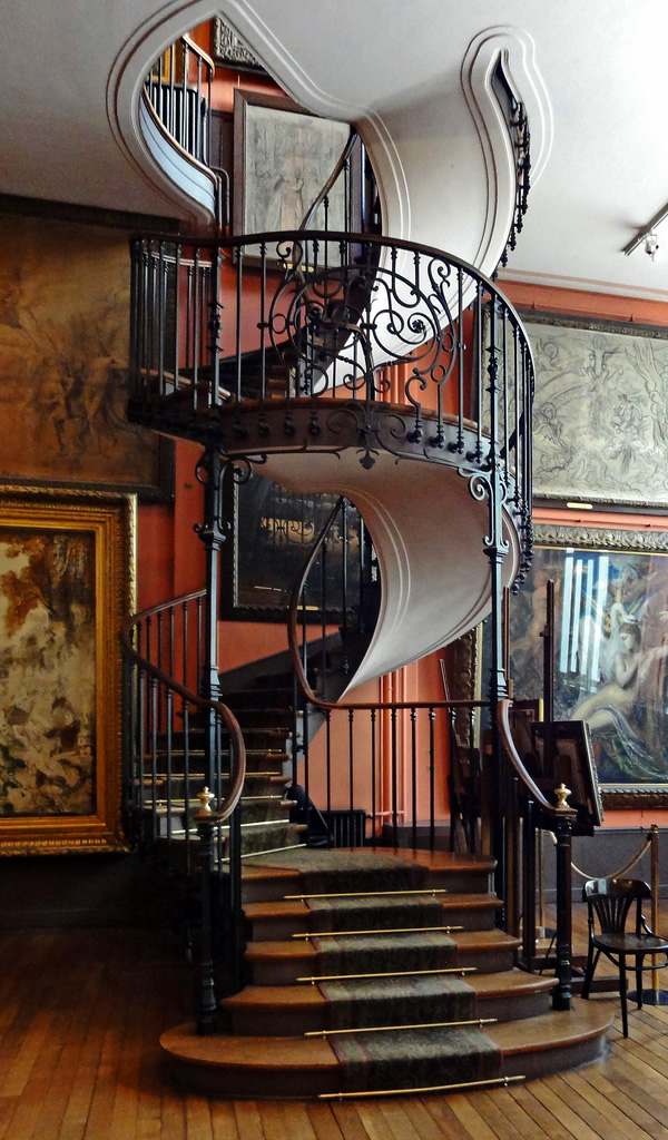 Treppen außergewöhnlich Metall Geländer-dekorativ musee-gustave moreau