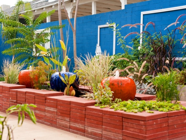 Wasserspiel oder Brunnen im Garten selber bauen - 70 Bilder