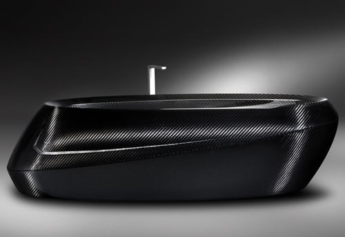 badewannen mit modernem design kohlenfaser asymmetrisch Corcel