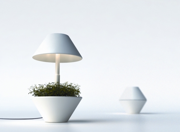 blumenkasten modern pflanzen lampen aktuell weiß material