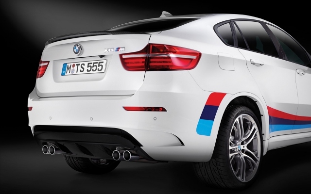 BMW X6 M Design Edition aerodynamik hinter blick