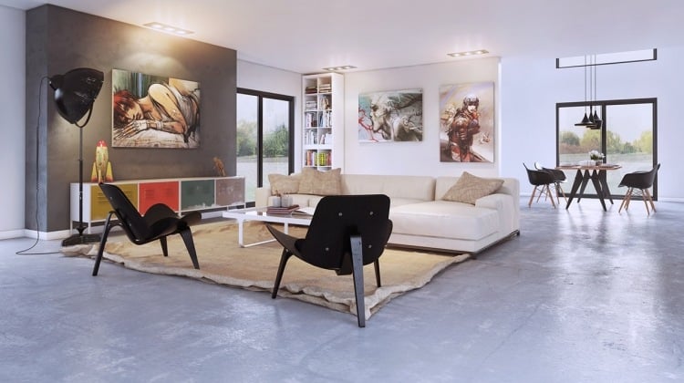 bodenbelag-beton-moderne-gestaltung-wohnzimmer-anime-bilder-couch-strahler