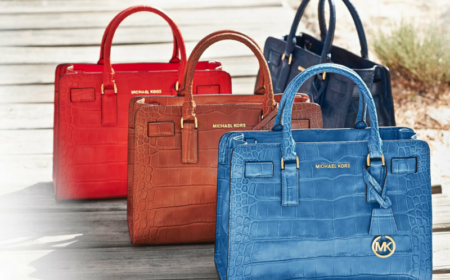 die taschen von michael kors bunt krokodilleder blau braun rot damen