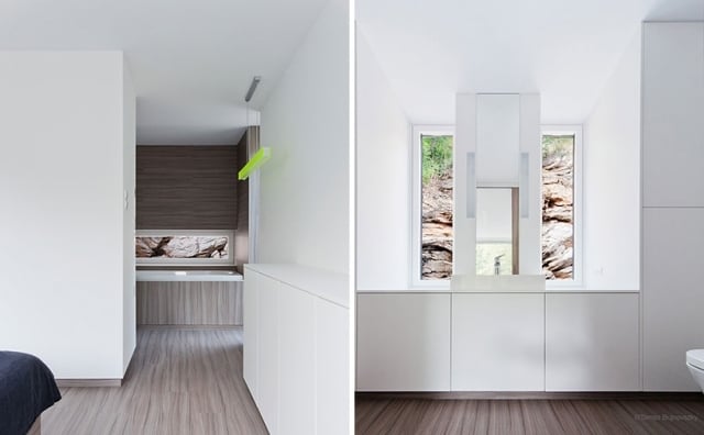 eingebaute küche modern-Design schränke einbau-weiß