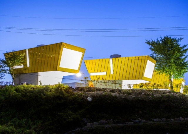 ferienhaus anlage architektur-innovativ neubauten modern südkorea